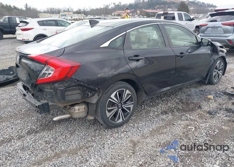 2018 Honda Civic Ex-T from USA, damaged, VIN JHMFC1F39JX022630